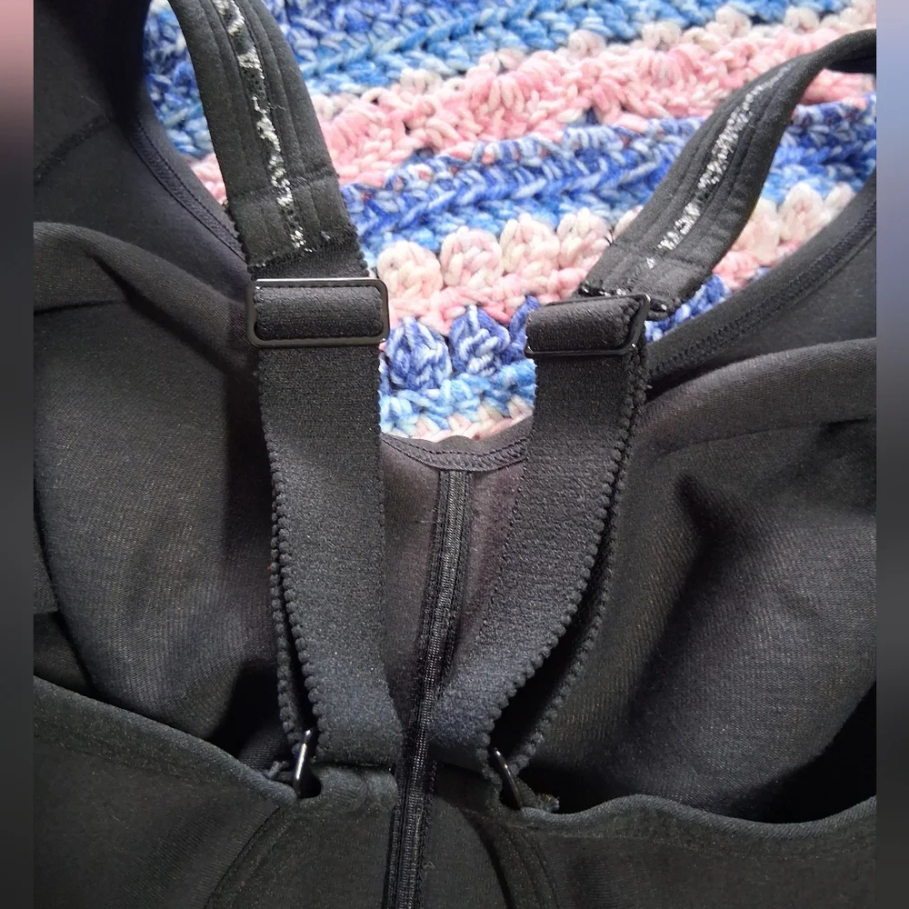 Cacique Black & White Floral Lace Unlined Full Coverage No-Wire Bra Size 38G - Picture 6 of 6